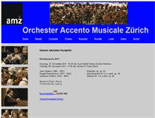 Tablet Screenshot of accento.ch